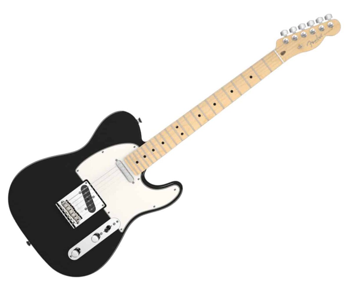 Fender Standard Telecaster MN BLK Electric Guitar เฟนเดอร์ กีตาร์ไฟฟ้า 2 เครื่องดนตรี, จำหน่ายเครื่องดนตรี, ขายเครื่องดนตรี, อุปกรณ์ดนตรี