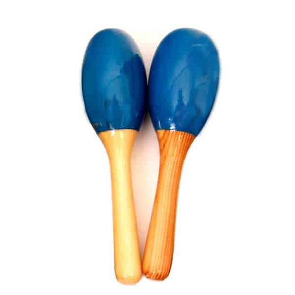 Kenneth Wooden Mini Maracas 12 x 3cm มาราคัสไม้ เคนเน็ธ