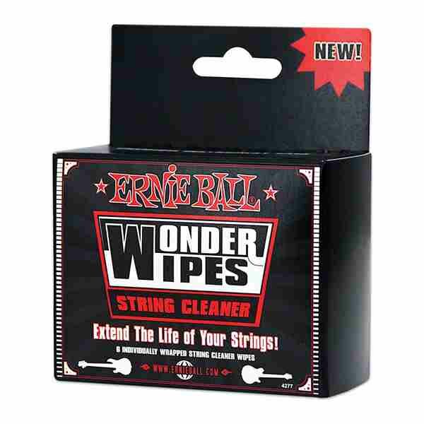 Ernie Ball Wonder Wipes String Cleaner 6-pack