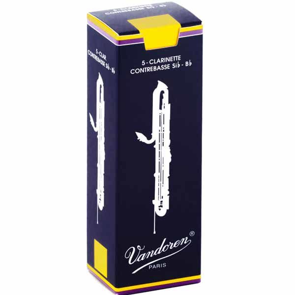 Vandoren Traditional Contrabass Clarinet Reeds Box of 5