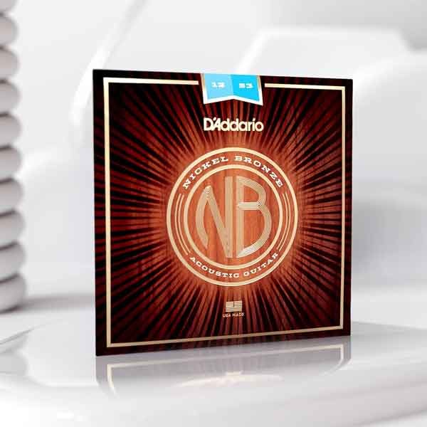 D'Addario NICKEL BRONZE Acoustic Guitar Strings