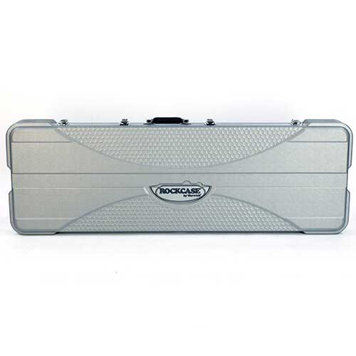 RockCase Premium Line Electric Bass ABS Case Rectangular - Silver