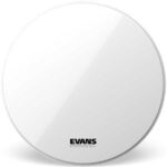 Evans EQ3 Resonant No Port Smooth White Bass Drumhead