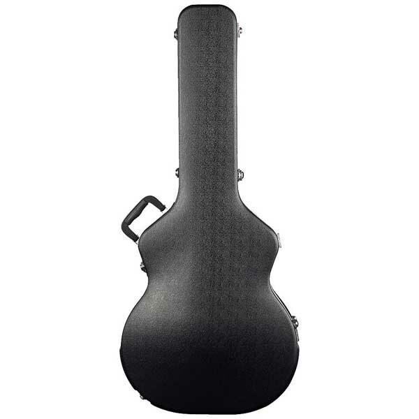 RockCase Standard Line Acoustic Guitar ABS Case (Jumbo / 12-String Jumbo / Jazz), Arched Lid, Curved - Black