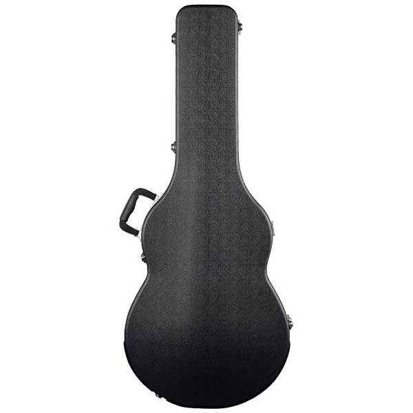 RockCase Standard Line Electric Guitar ABS Case (Semi-Hollowbody), Arched Lid, Curved - Black