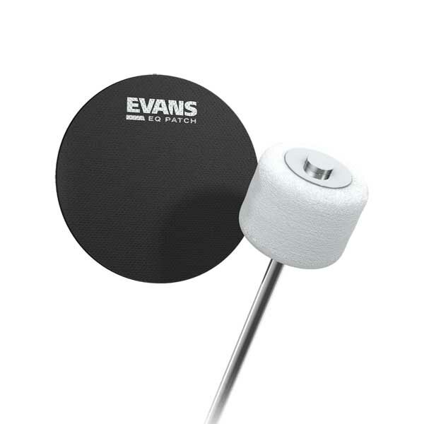 Evans Black Nylon Bass Drum Single Patch