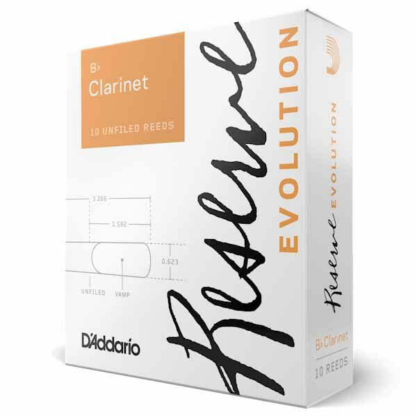 D’Addario Reserve Evolution Unfiled Bb Clarinet Reeds