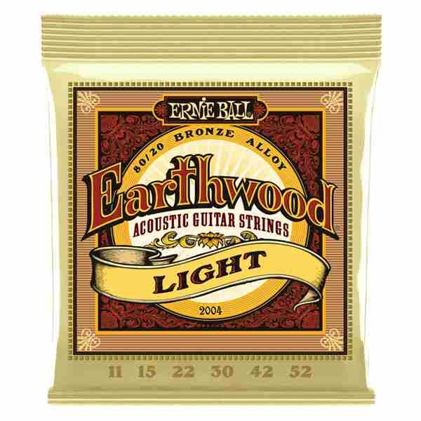 Ernie Ball Earthwood Acoustic 80/20 Bronze Guitar Strings