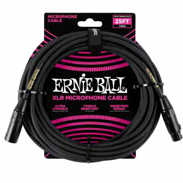 Ernie Ball Microphone Cable 7.62เมตร (25ฟุต