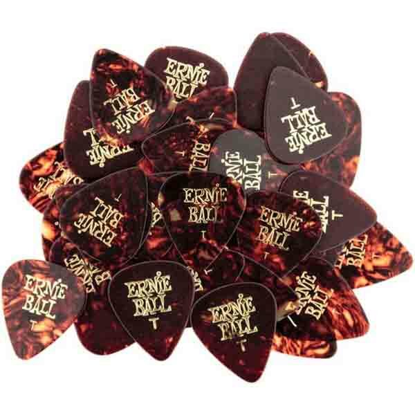 Ernie Ball Thin Shell Cellulose Guitar Picks Bag of 144