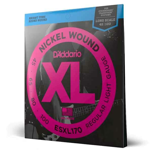 D’Addario XL NICKEL WOUND Double Ball End Long Scale Bass Guitar String