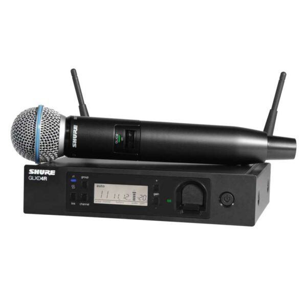 SHURE GLXD24RA/B58-Z2 GLX-D Advanced Digital Wireless Vocal System with BETA58A Vocal Microphone