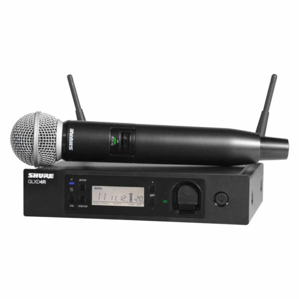 SHURE GLXD24RA/SM58-Z2 GLX-D Advanced Digital Wireless Vocal System with SM58 Vocal Microphone