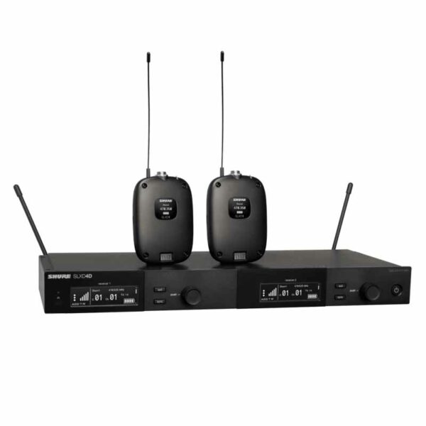 SHURE SLXD14DA-M55 Dual Wireless System with two SLXD1 Bodypack Transmitters