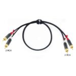 CM : Audio Cable with 2 RCA to 2 RCA