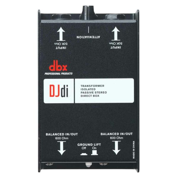 dbx DJdi 2-channel Passive Direct Box