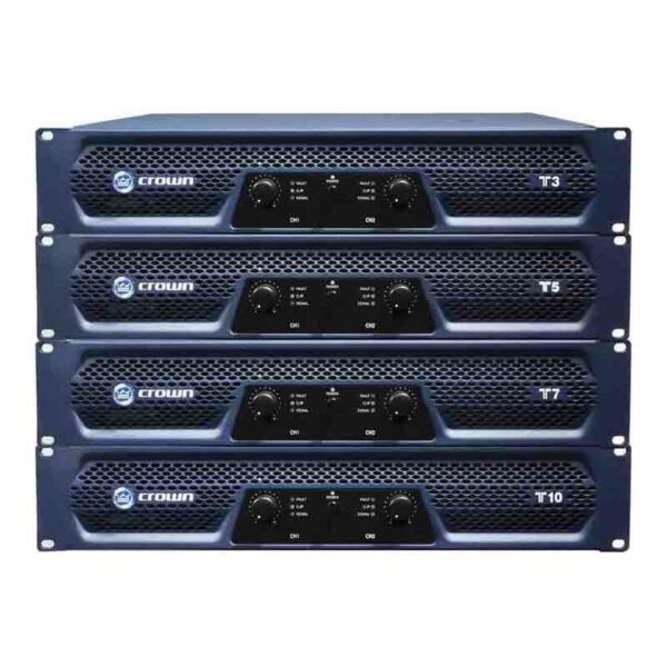 Crown T series Dual channel @ 4Ω Power Amplifiers