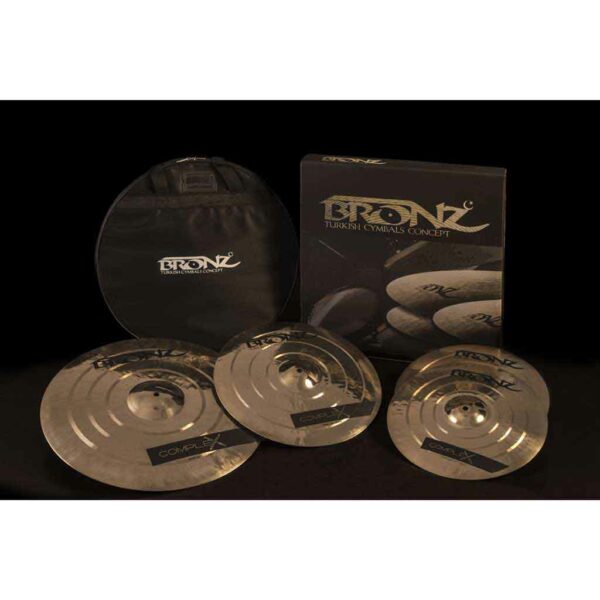 Bronz COMPLEX B20 Cymbals HH 14" / CR 16" / RD 20" Cymbal Set