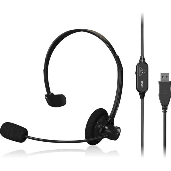 Behringer HS10 USB Mono Headset with Swivel Microphone