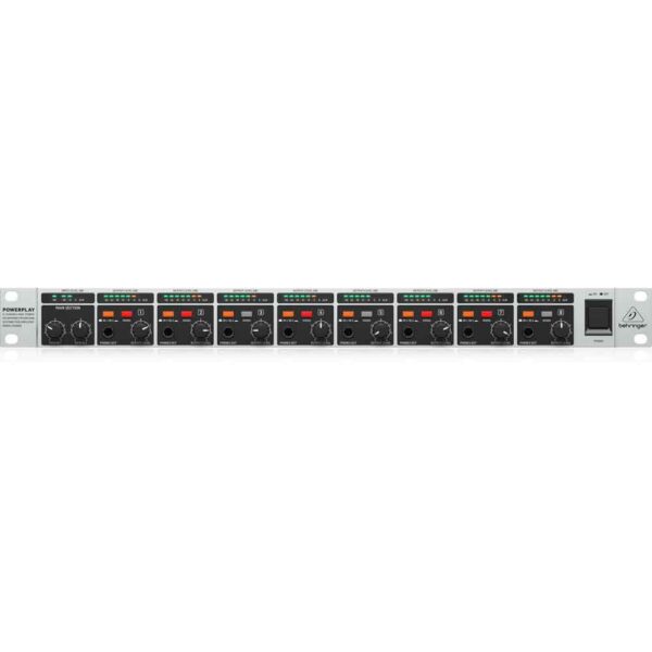 Behringer POWERPLAY HA8000 8-Channel High-Power Headphones Mixing and Distribution Amplifier