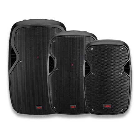 HH Vector Series 8"/12"/15" Full Range Active Moulded Speakers with Bluetooth