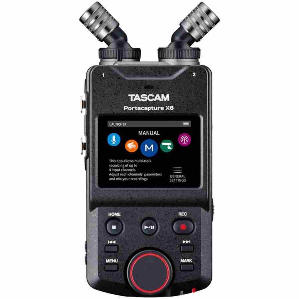 TASCAM Portacapture X6 6-Channel 32-Bit Float Portable Audio Field Recorder